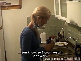 This Horny Housewife is Pummeling Machine Amateur Housewife Restrain bondage