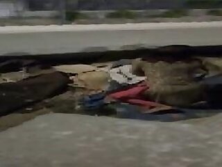 Desi She-creature Humping Stud On Road For Money