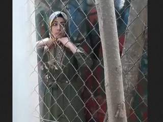 Hijabi babe gets  in outdoor romp