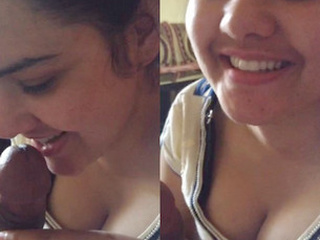 A flamy Indian girl luvs receiving glue in her mouth