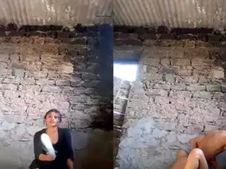 Village paramours caught on camera in a steamy fucky-fucky gauze