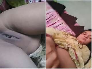 Hot Pakistani girl flaunts her snatch