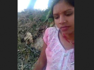 Village girl's outdoor tryst recorded by her romantic