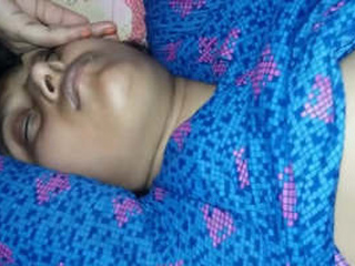 Spouse catches wife sleeping naked in couch and films her