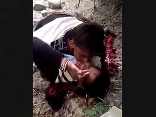 Married couple loves outdoor sex in public
