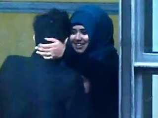 Brit Pakistani lovers' sultry display in a public setting