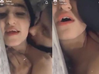 Sexy Indian gf bellows while getting fucked by ebony paramour