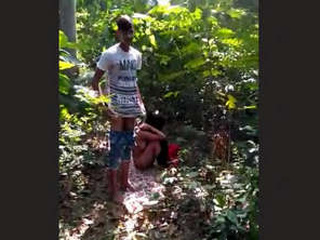 Village guy finds out outdoor affair