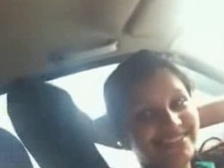 Desi secretary entices her chief in the backseat of his car