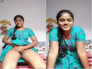 Desi ultra-cutie flaunts her enormous booty and honeypot