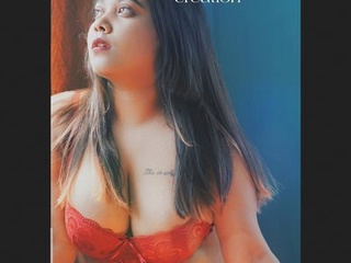 Marria's sensual milk cans juggle in this softcore film featuring a busty model