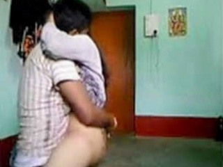 Spunky Indian duo engages in raunchy lovemaking on the floor