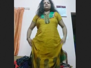 Bhabi's striped trouser suit: Exciting tryst
