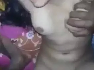 A spunky Bangladeshi beauty enjoys a tough threeway