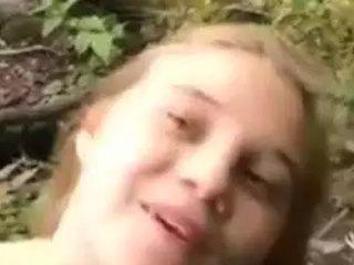 Hikers sated by bbc of monster