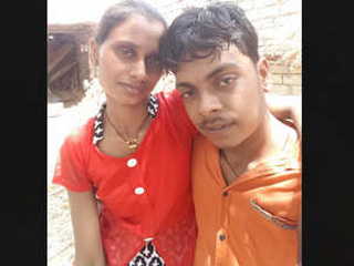 Indian romantic encounter of a duo