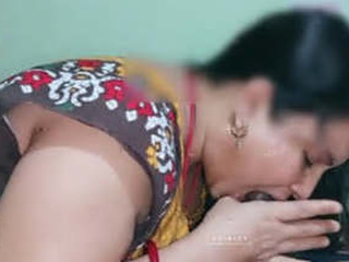 Boudi's blow-job and plumb compilation in HD