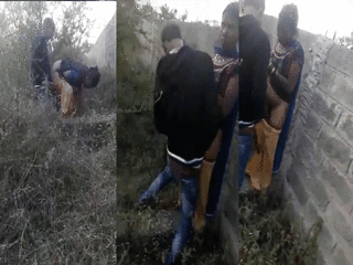 Desi super-bitch gets dual nailed in outdoor MMS flick